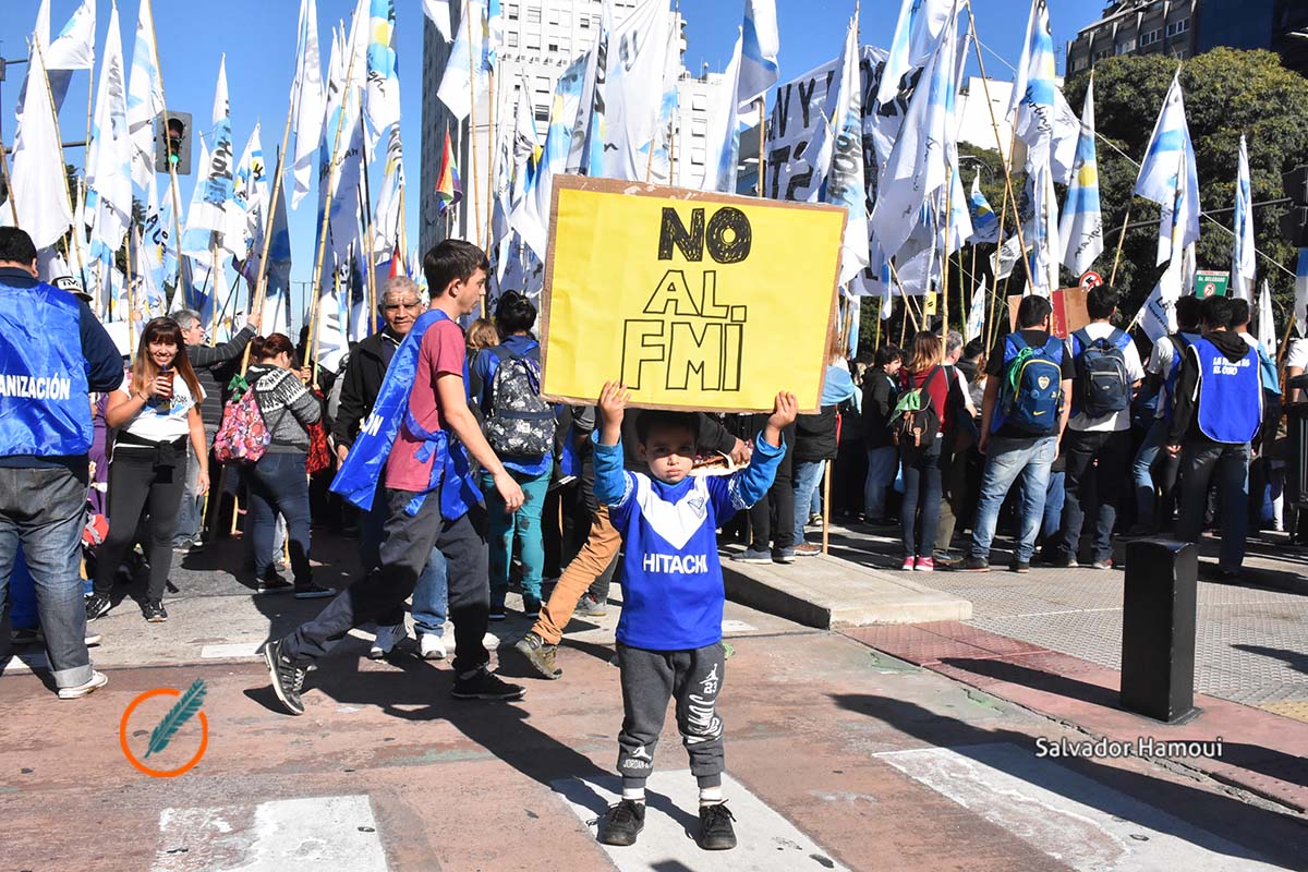 Habrá marchas “en repudio al acuerdo con el FMI” este lunes en Buenos Aires