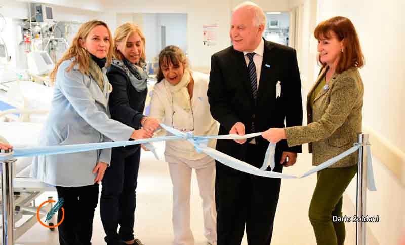 Se inauguró la Unidad de Cuidados Intermedios en el Hospital Centenario