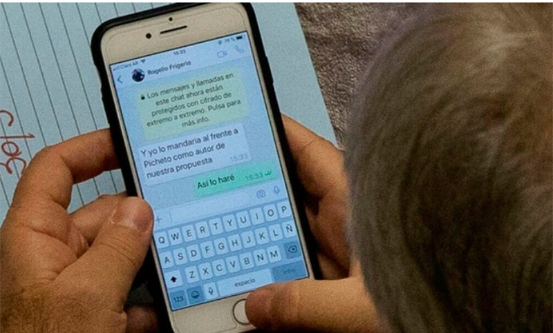 Se filtró un chat entre Pinedo y Frigerio sobre senadores del PJ