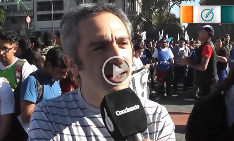 Larroque: «El Gobierno de Macri es un gobierno de ocupación porque hace de virrey»