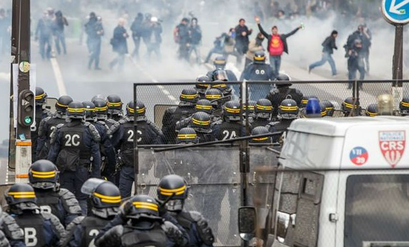 Disturbios y 200 detenidos en París durante la marcha por el día del  trabajador