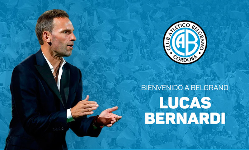 Lucas Bernardi es el nuevo DT de Belgrano