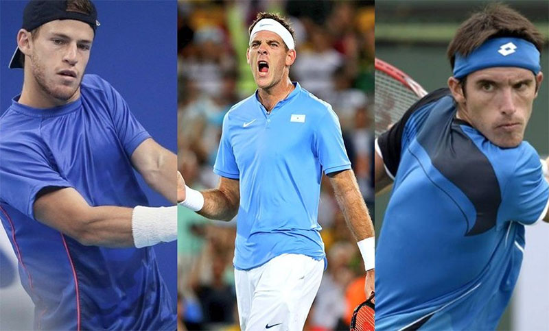 Del Potro, Schwartzman y Mayer buscan seguir avanzando en Madrid