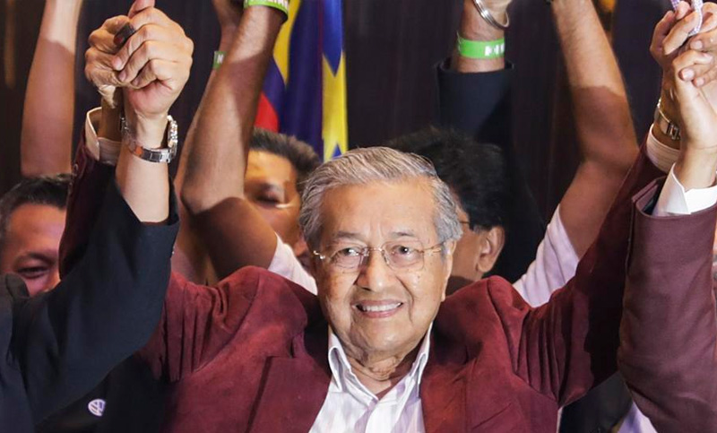 El malasio Mahathir se convierte en el primer ministro más anciano del mundo
