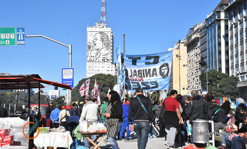 Masiva concentración en el Obelisco para rechazar acuerdo con el FMI