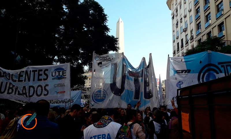 Capital Federal: llega a Plaza de Mayo la Marcha Federal Educativa