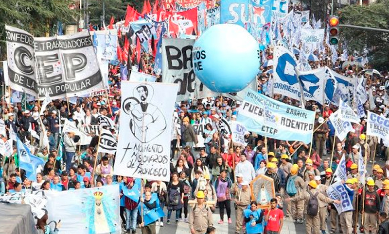 Organizaciones políticas, sindicatos y movimientos sociales vuelven a marchar en rechazo al acuerdo con el FMI