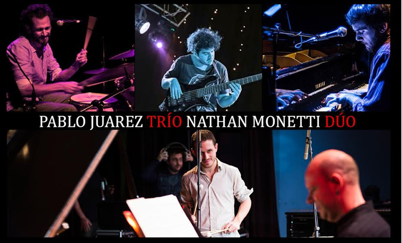 Pablo Juarez Trío y Nathan Monetti Dúo, desde Uruguay, mañana en Rosario