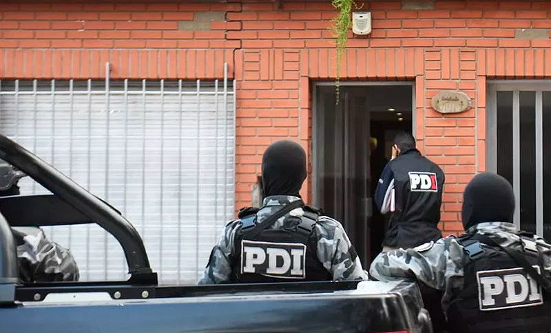PDI y Gendarmería realizan varios allanamientos en distintos puntos de la ciudad