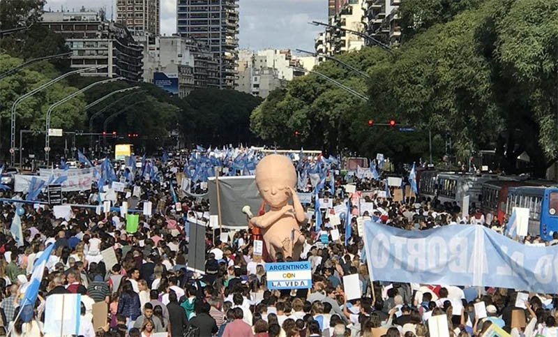 Marcharán al Congreso contra el aborto legal y gratuito