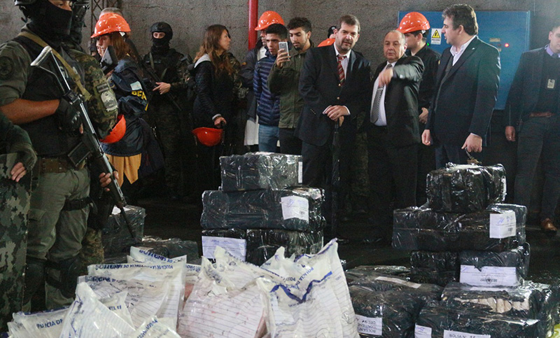 Provincia y Nación quemaron 2640 kilos de droga secuestrada en los últimos meses