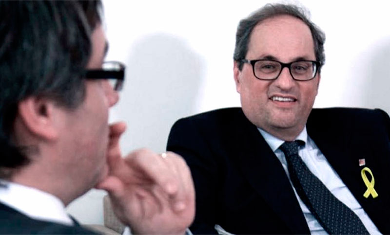 El controvertido nuevo líder catalán pide una reunión a Rajoy