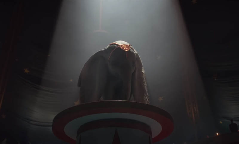 Tim Burton y su visión sobre el elefante Dumbo