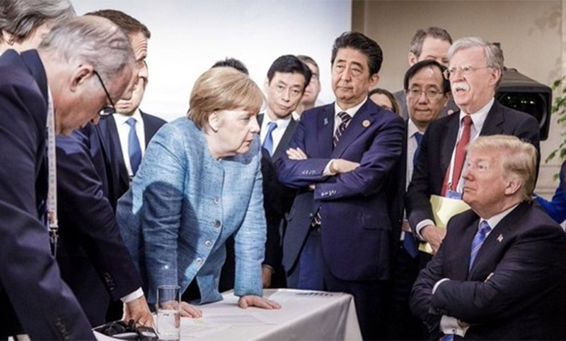 Trump se despide de la cumbre del G7 con un tono más conciliador