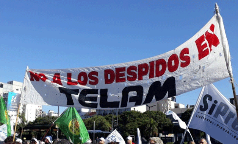 Trabajadores de Télam convocaron a conferencia de prensa a medios internacionales