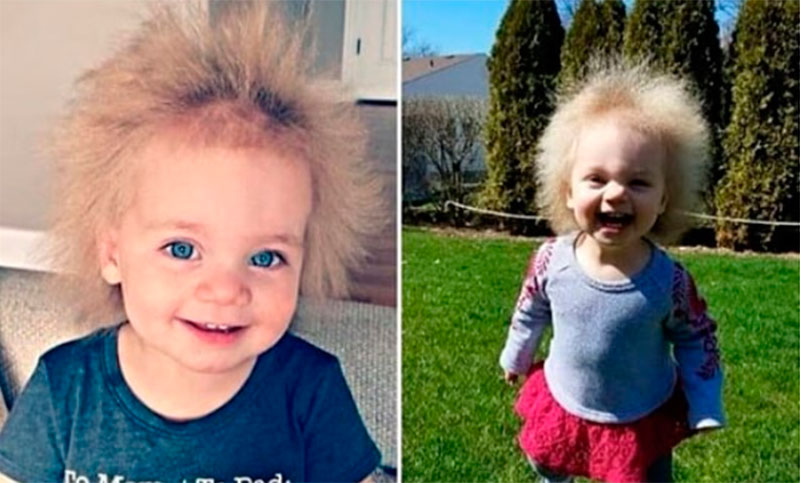 «Bebé Einstein»: tiene un pelo impeinable y causa furor en las redes sociales