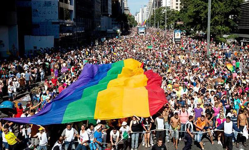 Más de un millón de personas en contra de la homofobia en San Pablo