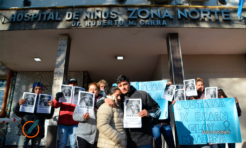 «Pedimos justicia por Brian y les decimos a las mamás que tengan cuidado y no se separen de sus hijos»