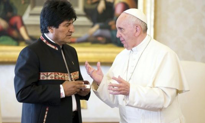 El Papa recibirá a Evo Morales en el Vaticano