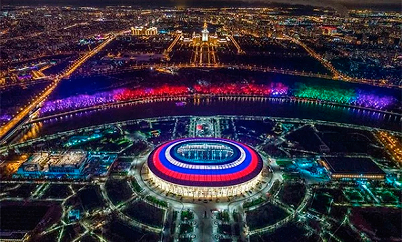 Rusia, Arabia Saudita y un vertiginoso show musical abrieron el Mundial