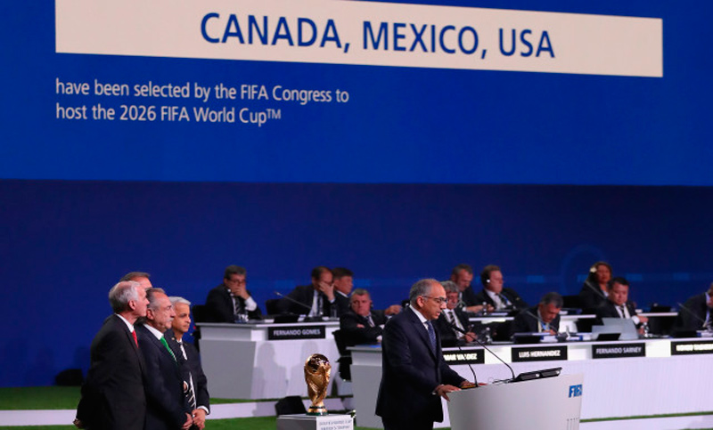 México, Estados Unidos y Canadá organizarán el Mundial 2026