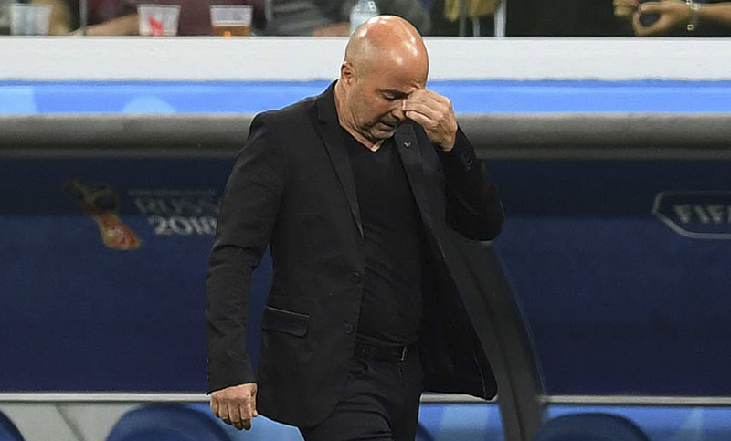 La AFA oficializó la desvinculación de «mutuo acuerdo» de Jorge Sampaoli