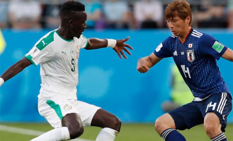 Senegal y Japón igualaron en un partido vibrante