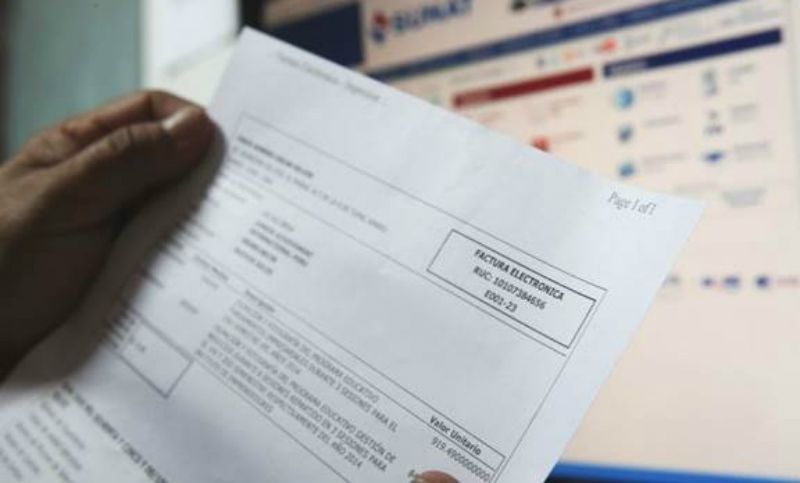 La factura en papel dejará de emitirse en marzo del año que viene