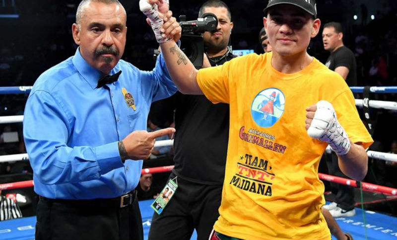 Fabián Maidana fue pura dinamita en Los Ángeles