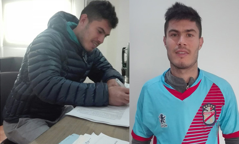 Los caminos del fútbol llevaron al Tate Lescano a Arsenal de Sarandí