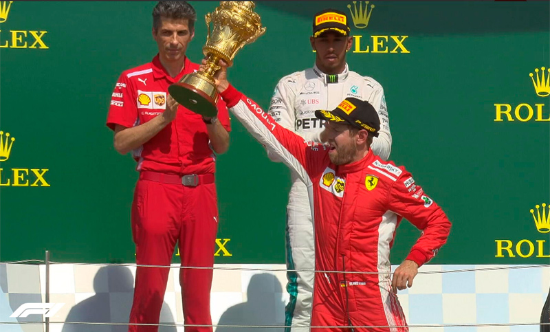 Vettel ganó el GP de Gran Bretaña de F1