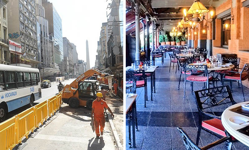 Crisis sobre crisis: en Buenos Aires cayeron las ventas en calle Corrientes y en Puerto Madero