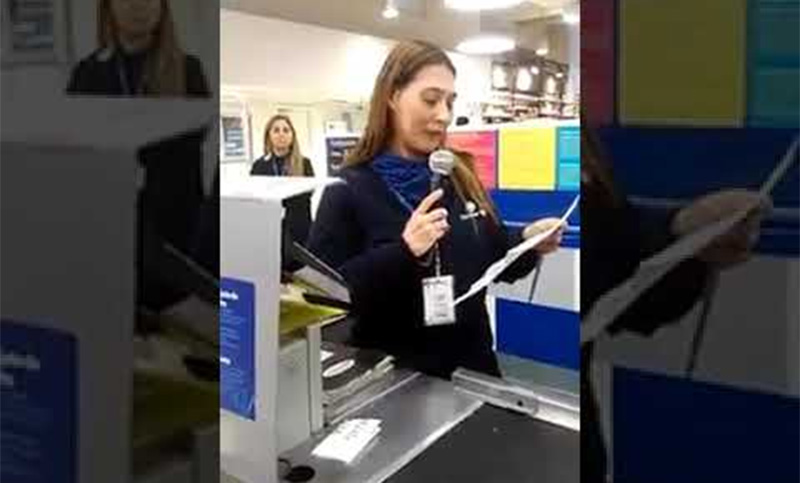 Emocionante mensaje de despedida de los trabajadores de Carrefour