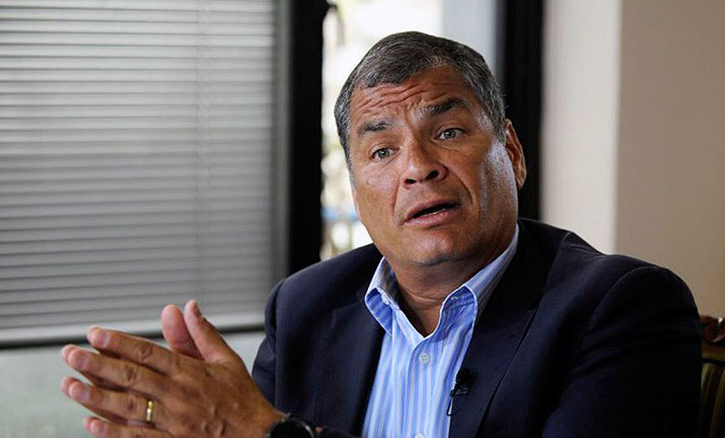 Correa acudió al consulado de Ecuador en Bruselas al ser llamado por la justicia