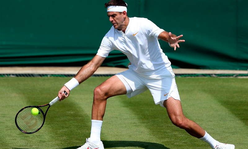 Del Potro y Delbonis, con suerte dispar en el debut de Wimbledon
