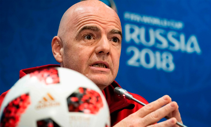 «Nadie puede imaginarse ya un mundial sin el VAR», reconoció Infantino