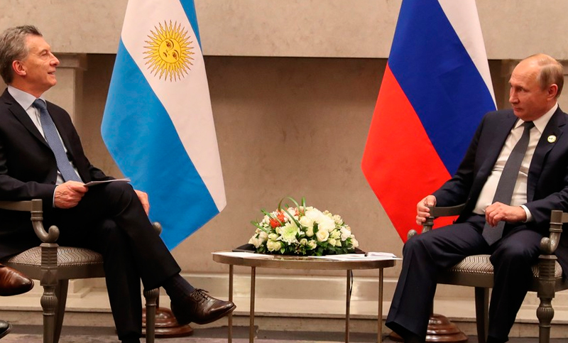 Macri se reune con Vladimir Putin en el marco de la cumbre de los Brics
