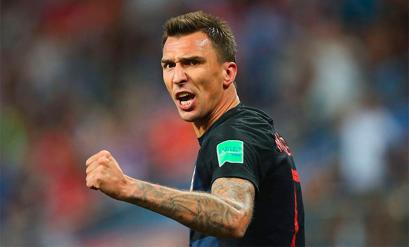 El goleador Mandzukic palpita la semifinal entre Croacia e Inglaterra