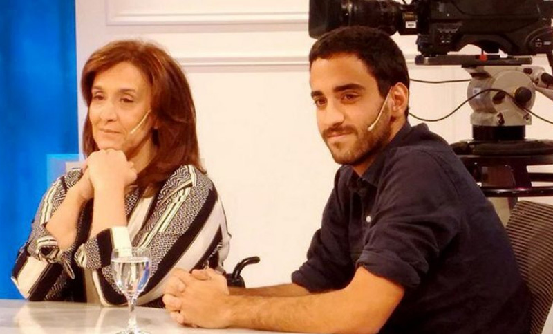 El hijo de Michetti, a favor de la legalización del aborto