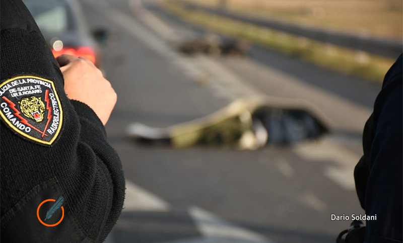 Mañana accidentada sobre avenida Circunvalación: cuatro siniestros y un motociclista muerto