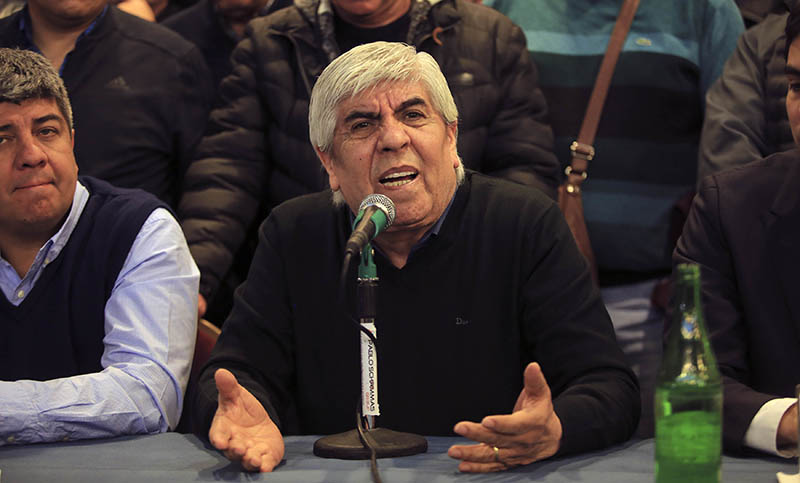 Moyano anunció que Camioneros consiguió un 40,5% en las paritarias