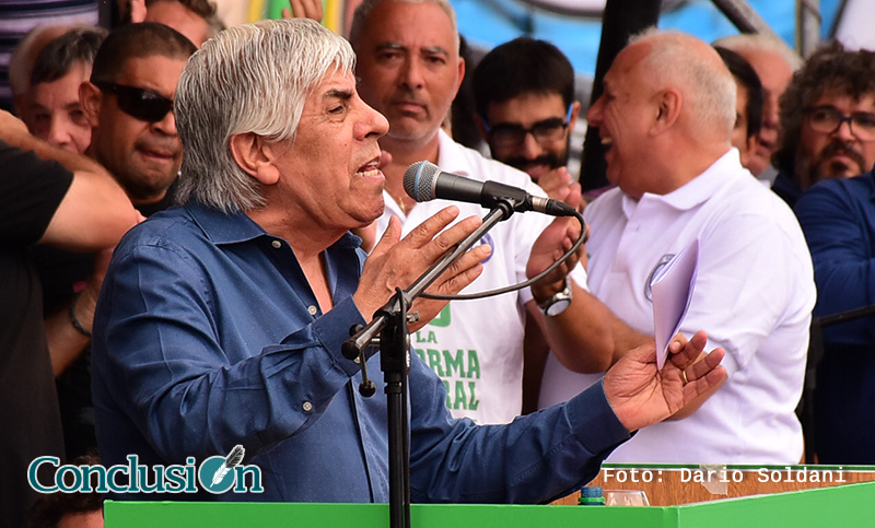 Hugo Moyano encabezará una movilización bajo el lema «Paz, Pan y Trabajo»