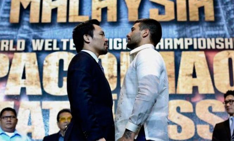 Mathysse y Pacquiao listos para la guerra en Malasia
