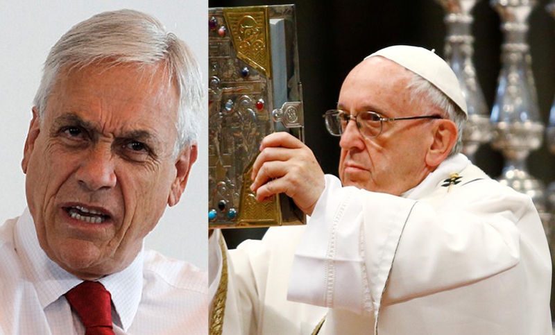Piñera espera «decisiones» del papa por abusos en la iglesia chilena