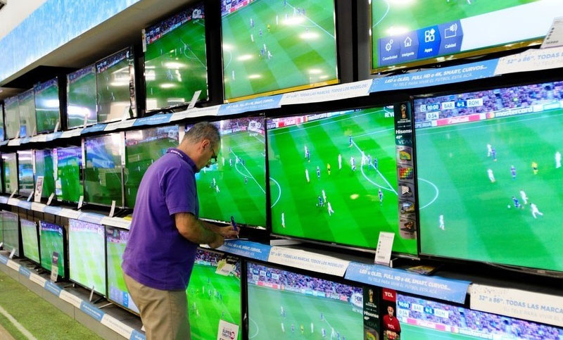 El Mundial de fútbol provocó un récord de venta de televisores