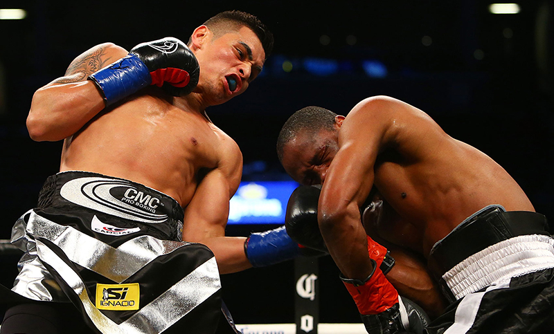 El argentino TNT Maidana en su pelea clave