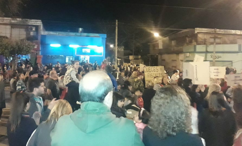 Manifestación en La Florida contra la inseguridad