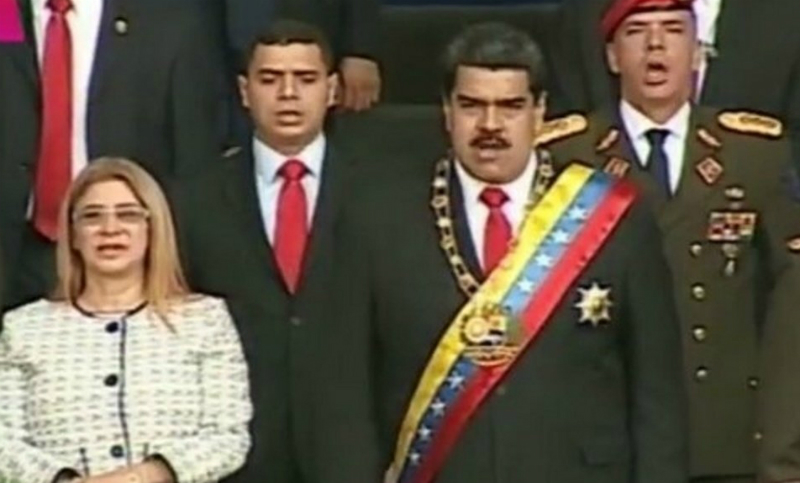 Dos explosiones cerca de Maduro durante un acto en Caracas