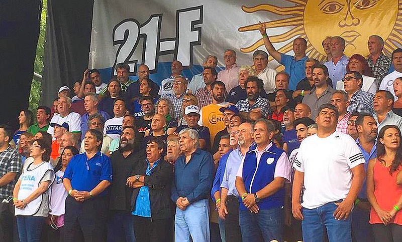 Con la mira puesta en el Gobierno y en la CGT, Moyano lanza la Multisectorial 21F en Atlanta
