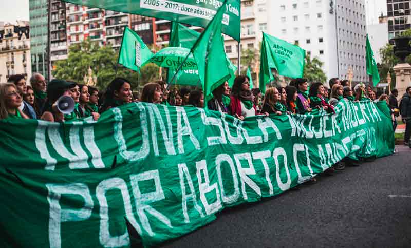Una vez más, la marea verde se moviliza por la legalización del aborto